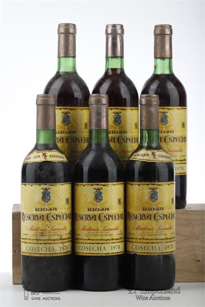 RIOJA RESERVA ESPECIAL 1970 - Martinez Lacuesta - 6 Bottles