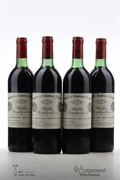 CHEVAL BLANC 1980 - Mc - 4 Bottles