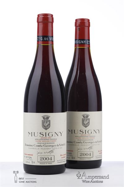MUSIGNY CUVEE VIEILLES VIGNES 2004 - Comte de Vogue - 2 Bottles