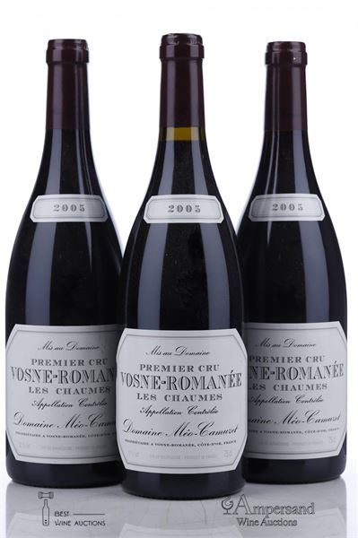 VOSNE ROMANEE LES CHAUMES 2005 - Meo Camuzet - 3 Bottles