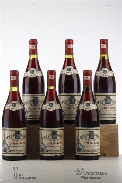 BEAUNE GREVES 1976 - Besancenot Mathouillet - 6 Bottles