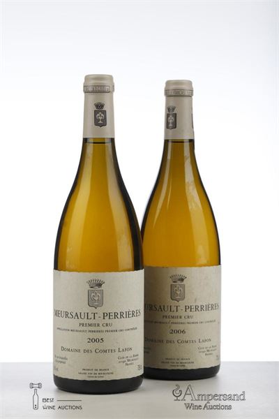 MEURSAULT PERRIERES 1*2005 + 1*2006   - Comtes Lafon - 2 Bottles