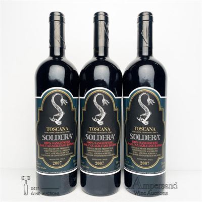 CASE BASSE 100% SANGIOVESE 2007 - Soldera - 3 Bottles