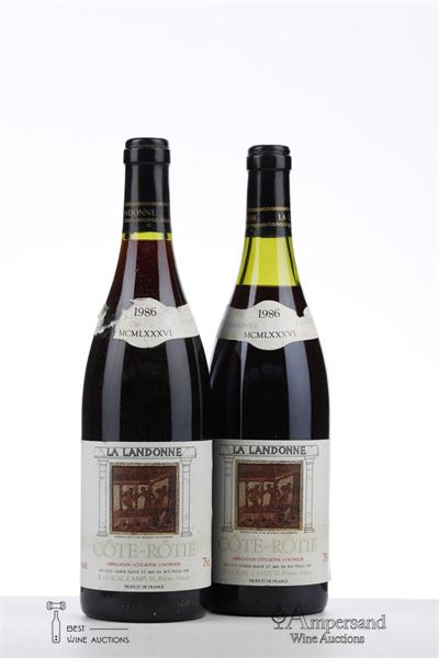 COTE ROTIE LA LANDONNE 1986 - Guigal - 2 Bottles