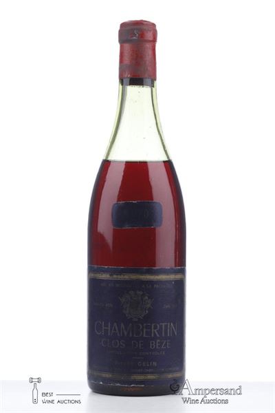 CHAMBERTIN CLOS DE BEZE 1970 - Pierre Gelin - 1 Bottle