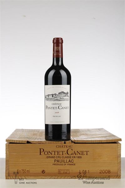 PONTET CANET 2008 - Mc - 5 Bottles - Owc 6