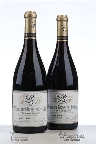 NUITS ST GEORGES LES VAUCRAINS 2015 - Lucien Le Moine - 2 Bottles