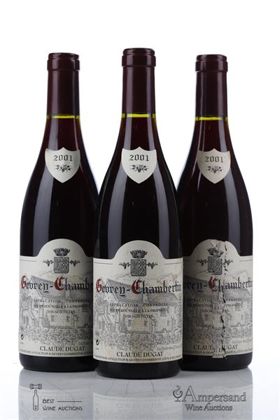 GEVREY CHAMBERTIN 2001 - Claude Dugat - 3 Bottles
