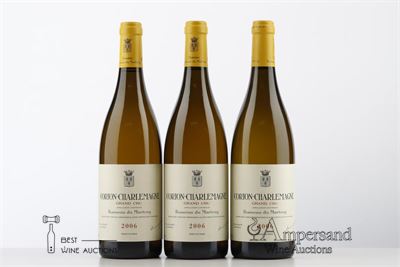 CORTON CHARLEMAGNE 2006 - Bonneau du Martray - 3 Bottles