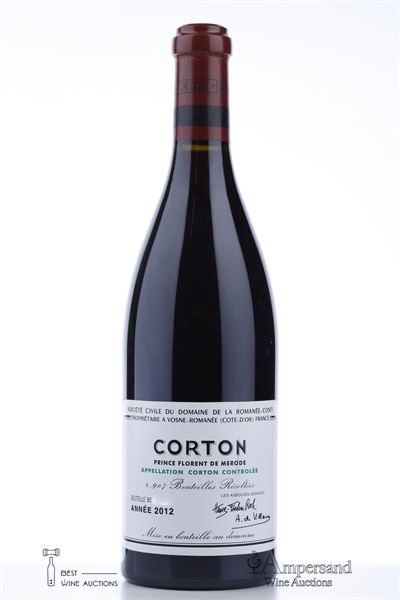 CORTON 2012 - Domaine de la Romanee Conti - 1 Bottle