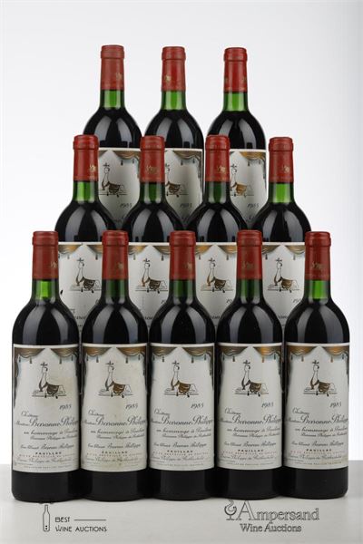 MOUTON BARONNE PHILIPPE 1985 - Mc - 12 Bottles