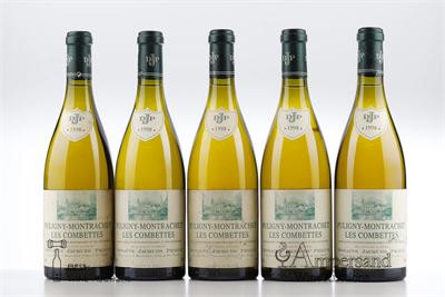 PULIGNY MONTRACHET LES COMBETTES 1998 - Jacques Prieur - 5 Bottles