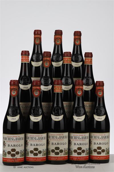 BAROLO 1943 - Marchesi di Barolo - 12 Bottles