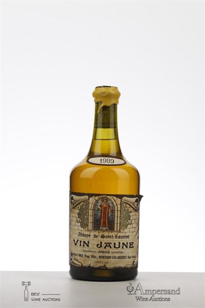 VIN JAUNE D'ARBOIS 1989 - Abbaye de Saint Laurent Jean Marie Dole - 1 x 0,62Ltr
