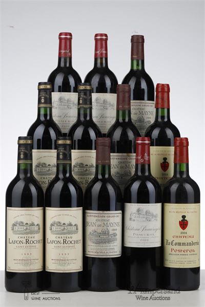 MIXED LOT BORDEAUX - Mc - 12 Bottles