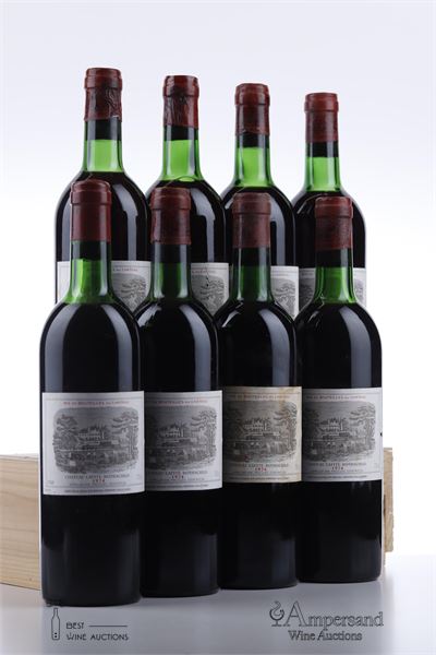 LAFITE ROTHSCHILD 1974 - 8 Bottles