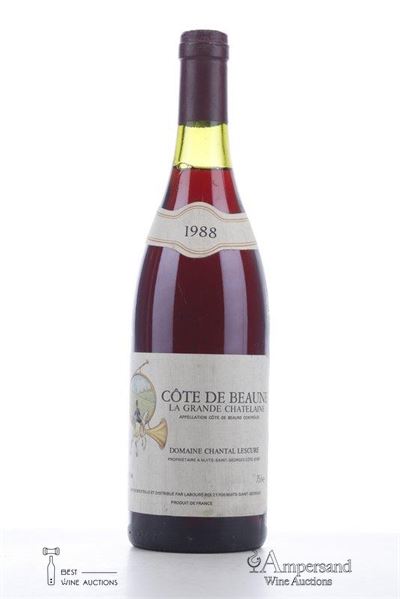COTE DE BEAUNE LA GRANDE CHATELAINE 1988 - Chantal Lescure - 1 Bottle