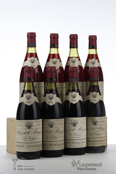 CHAMBOLLE MUSIGNY LES FOUCHERES 1976 - Grafe Lecocq - 8 Bottles