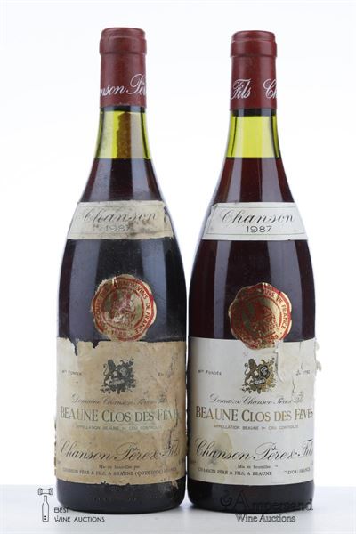 BEAUNE CLOS DES FEVES 1987 - Chanson - 2 Bottles