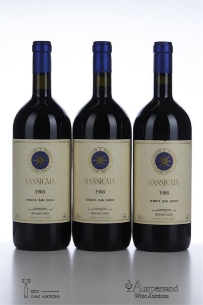 SASSICAIA 1988 - Tenuta San Guido - 3 Magnums - Owc 3