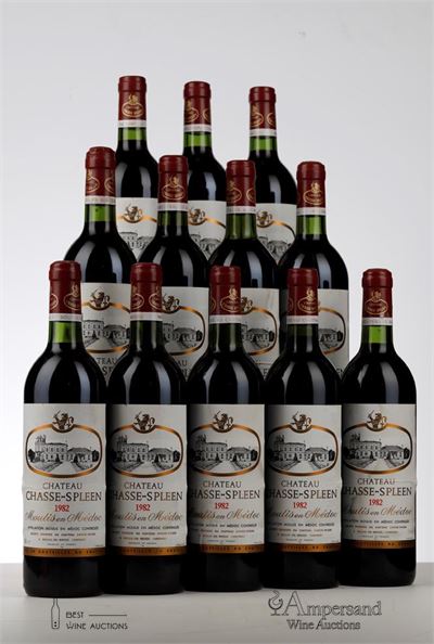 CHASSE SPLEEN 1982 - Mc - 12 Bottles - Owc 12