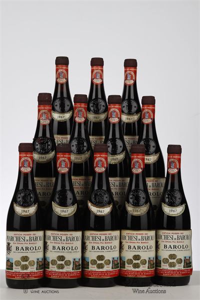 BAROLO 1967 - Marchesi di Barolo - 12 Bottles