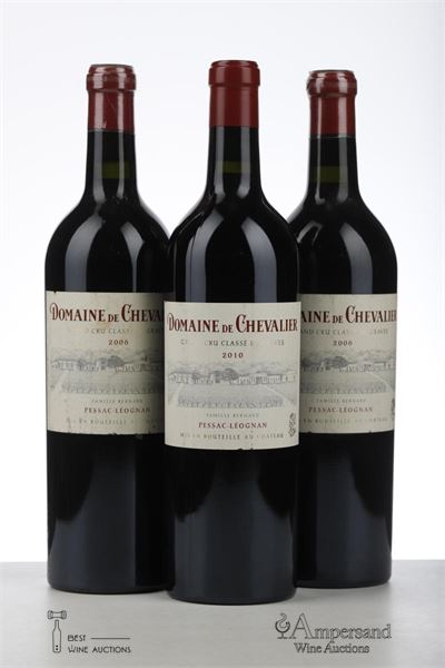 DOMAINE DE CHEVALIER MIXED 2*2006 + 1*2010 - Mc - 3 Bottles