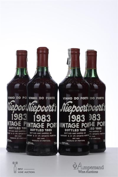 NIEPOORT VINTAGE PORT 1983 - Niepoort - 4 Bottles