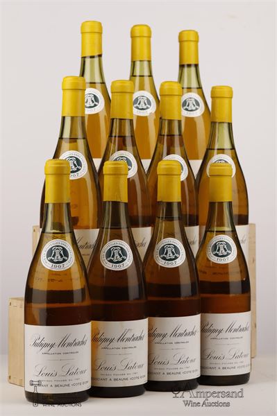 PULIGNY MONTRACHET 1967 - Louis Latour - 11 Bottles - Oc 12