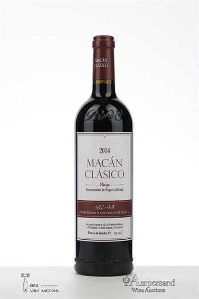 MACAN CLASICO 2014 - Bodegas Benjamin de Rothschild & Vega Sicilia - 1 Bottle