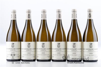 PULIGNY MONTRACHET CHAMP GAIN 2000 - Comtes Lafon - 6 Bottles