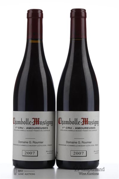 CHAMBOLLE MUSIGNY LES AMOUREUSES Georges Roumier 2007 - 2 Bottles