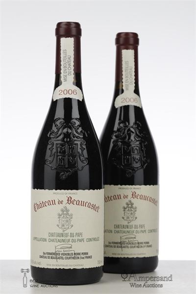 CHATEAUNEUF DU PAPE BEAUCASTEL 2006 - Beaucastel - 2 Bottles