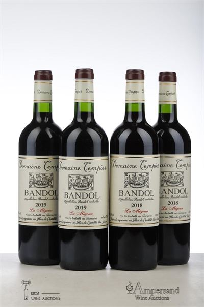 BANDOL CUVEE LA MIGOUA 2*2018 + 2*2019   - Tempier - 4 Bottles