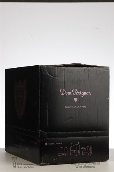 DOM PERIGNON ROSE 2008 - Moet et Chandon - 6 Bottles - Oc 6