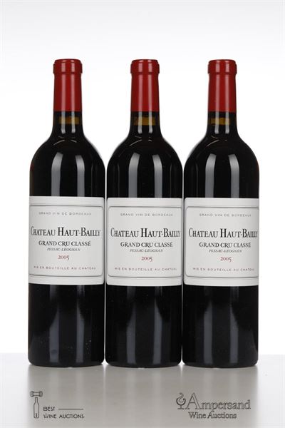 HAUT BAILLY 2005 - 3 Bottles