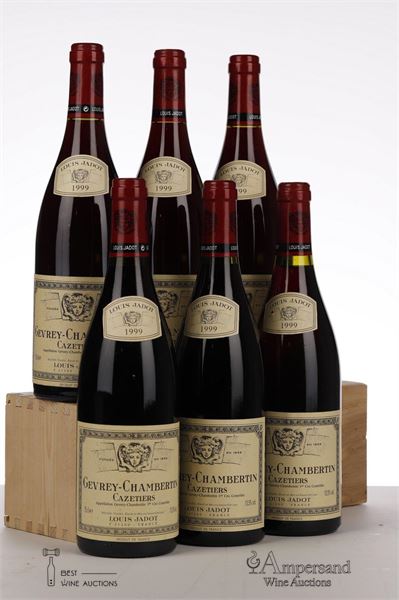 GEVREY CHAMBERTIN LES CAZETIERS 1999 - Louis Jadot - 6 Bottles