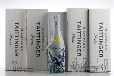 TAITTINGER COLLECTION ZAO WOU KI Taittinger 1998 - 5 Bottles in Oc 1