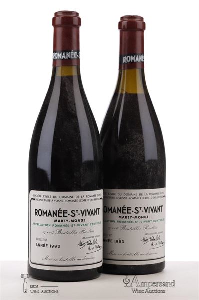 ROMANEE ST VIVANT 1993 - Domaine de la Romanee Conti - 2 Bottles