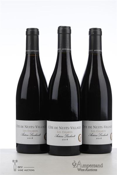 COTES DE NUITS VILLAGES LES ESSARDS 2016 - Antoine Lienhardt - 3 Bottles