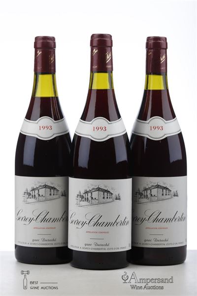 GEVREY CHAMBERTIN 1993 - Duroche - 3 Bottles