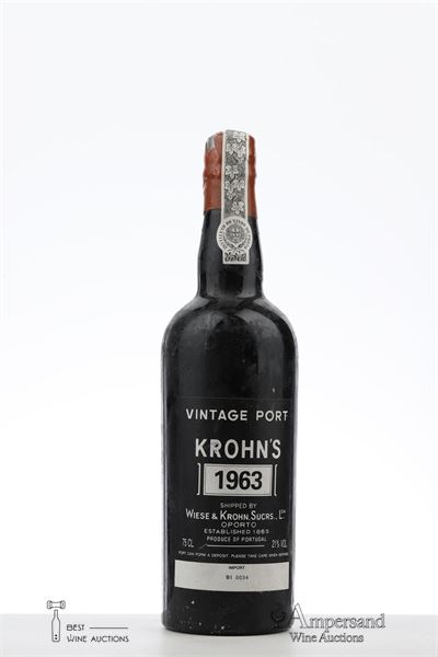 KROHN VINTAGE PORT 1963 - Krohn - 1 Bottle