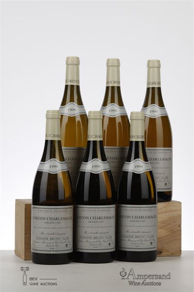 CORTON CHARLEMAGNE 1999 - Bruno Clair - 6 Bottles