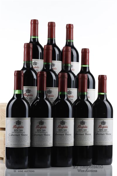 PENFOLDS BIN 389 CABERNET SHIRAZ 1996 - Penfolds - 12 Bottles