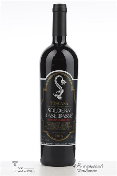 CASE BASSE 100% SANGIOVESE 2016 - Soldera - 1 Bottle