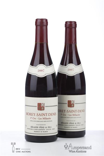 MOREY ST DENIS LES MILLANDES 2007 - Serafin - 2 Bottles