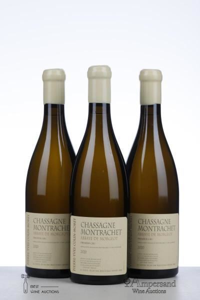 CHASSAGNE MONTRACHET BLANC ABBAYE DE MORGEOT 2020 - Pierre Yves Collin Morey - 3 Bottles