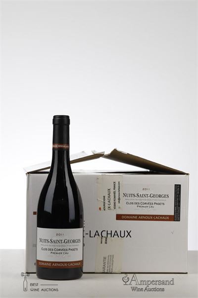 NUITS ST GEORGES CLOS DES CORVEES PAGETS 2011 - Arnoux Lachaux - 9 Bottles - Oc 12