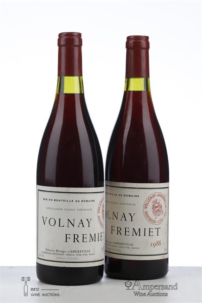 VOLNAY FREMIET 1988 - Marquis d'Angerville - 2 Bottles