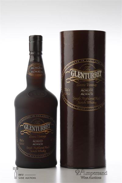 1966 GLENTURRET CLASSIC VINTAGE - Bottled in 1993 - 1 Bottle - Tube